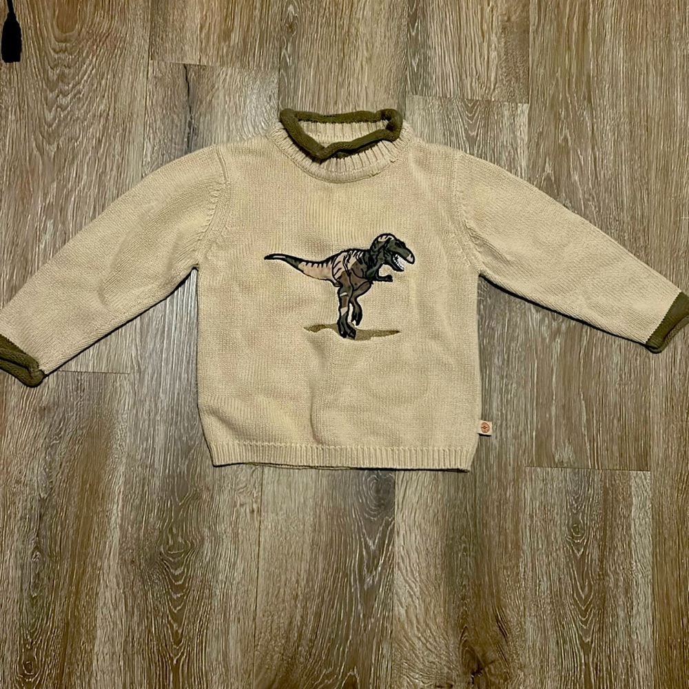 Boys size 5 vintage sky hawk dinosaur sweater perfect condition no flaws!